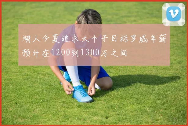 湖人今夏追求大个子目标罗威年薪预计在1200到1300万之间